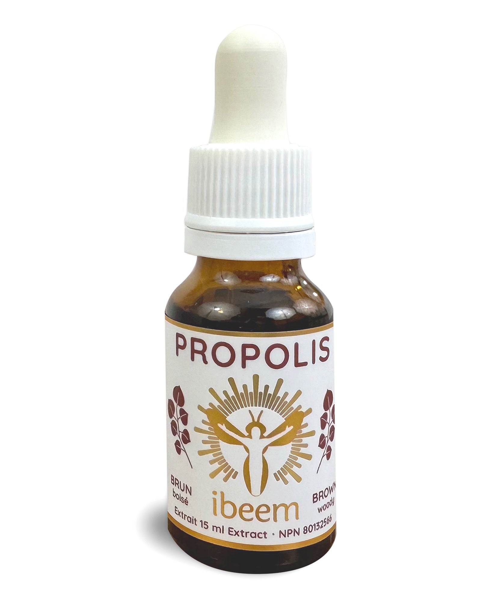 Teinture Propolis Peuplier Brun
