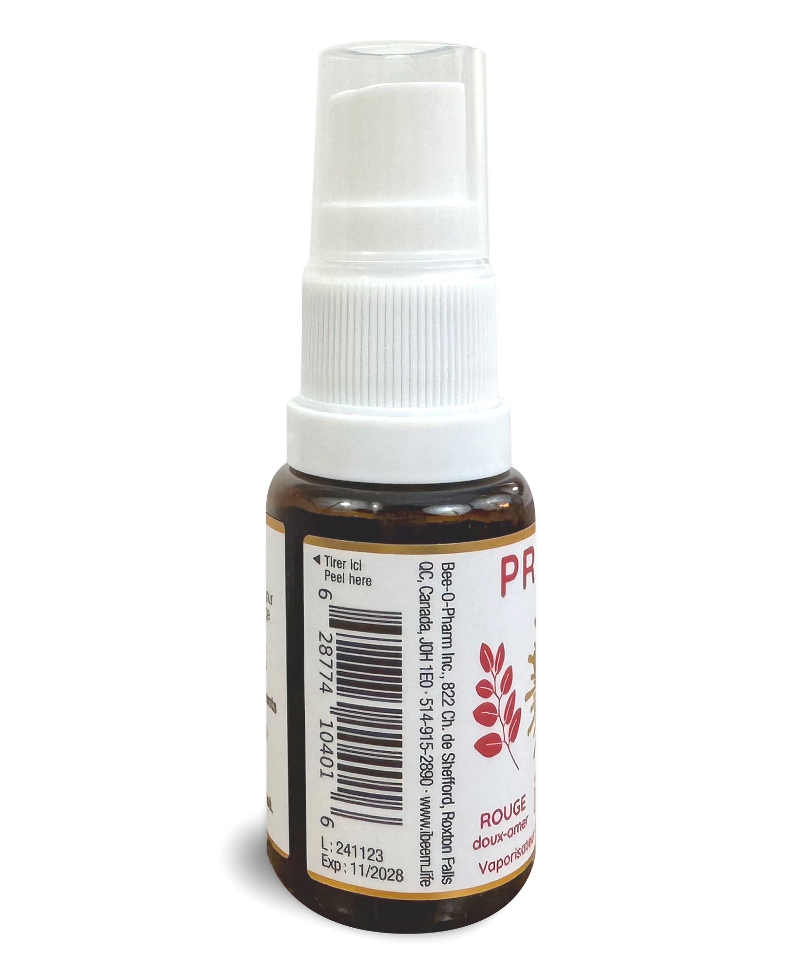Spray pour la gorge à la propolis de Dalbergia rouge