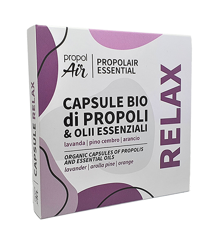 Gélules Propolis Bio + Huiles Essentielles (Lavande, Pin Arrolla & Orange - 5 par paquet - Cartouches diffuseur Propolair)