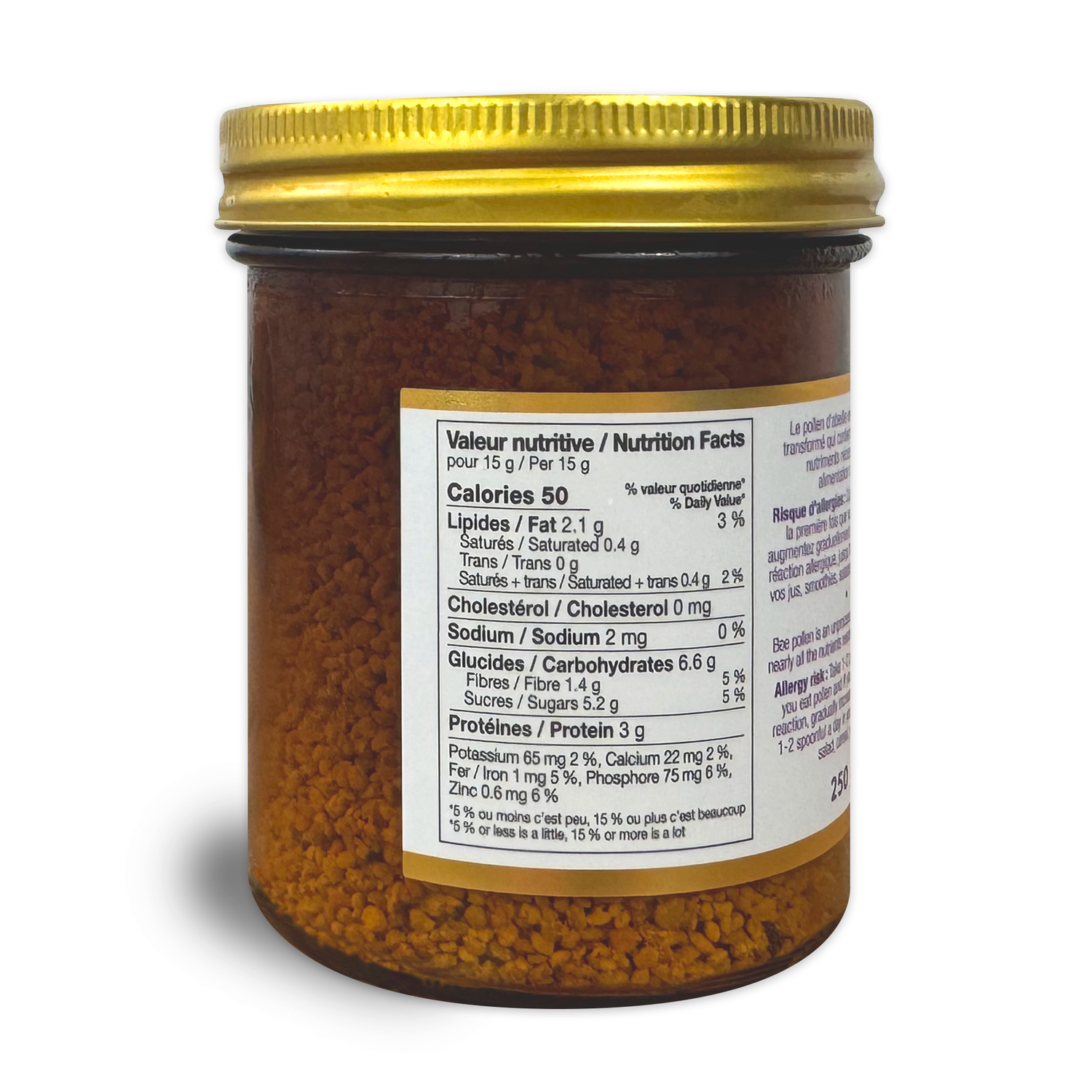 Fresh Frozen Multi Floral Bee Pollen from Quebec