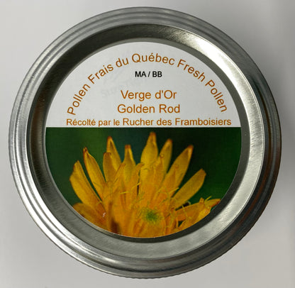 Fresh Frozen Golden Rod Bee Pollen From Quebec